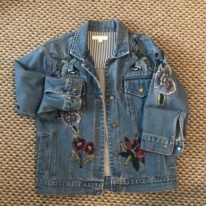 honey punch jeans coat